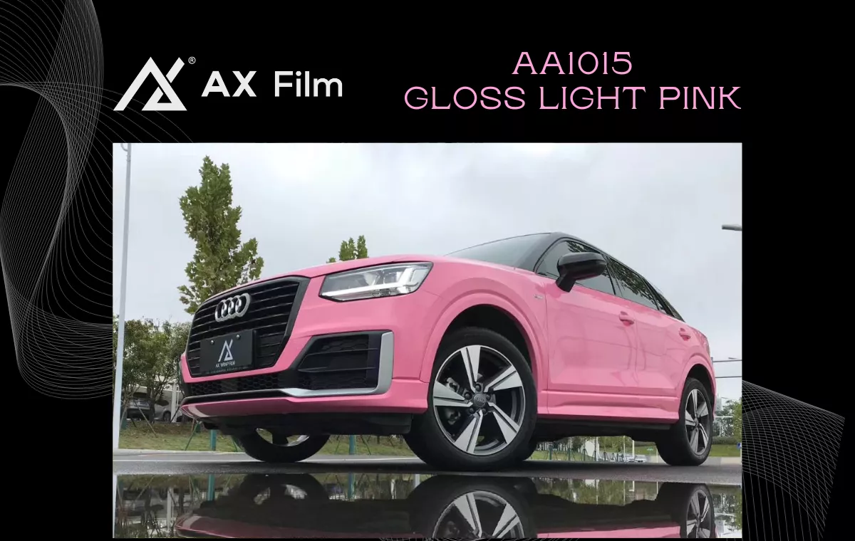AX WRAP FILM GLOSS LIGHT PINK – HỒNG BÓNG NHẸ AUDI Q2 - Hình 1