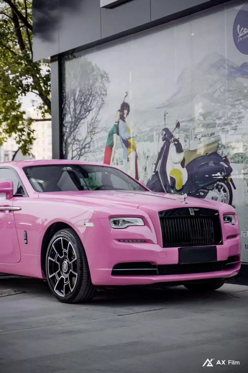 AX WRAP FILM GLOSS PINK - MÀU HỒNG BÓNG - Hình 2
