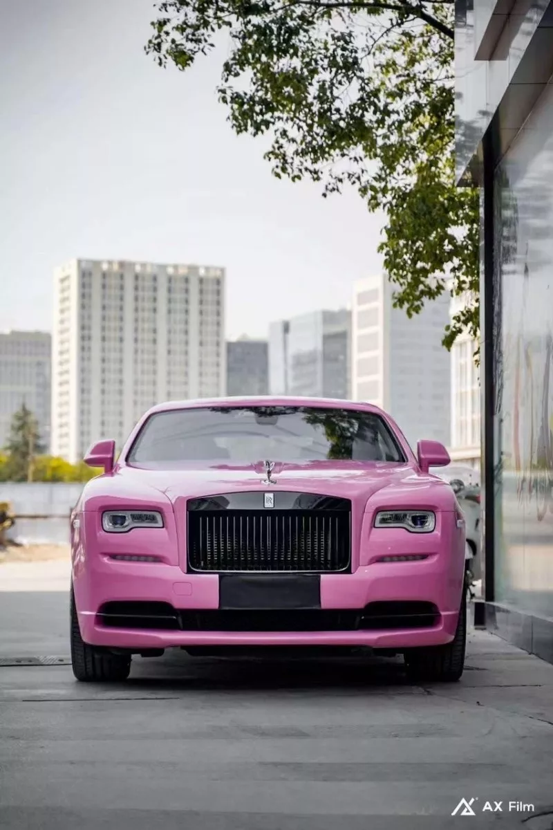 AX WRAP FILM GLOSS PINK - MÀU HỒNG BÓNG - Hình 3