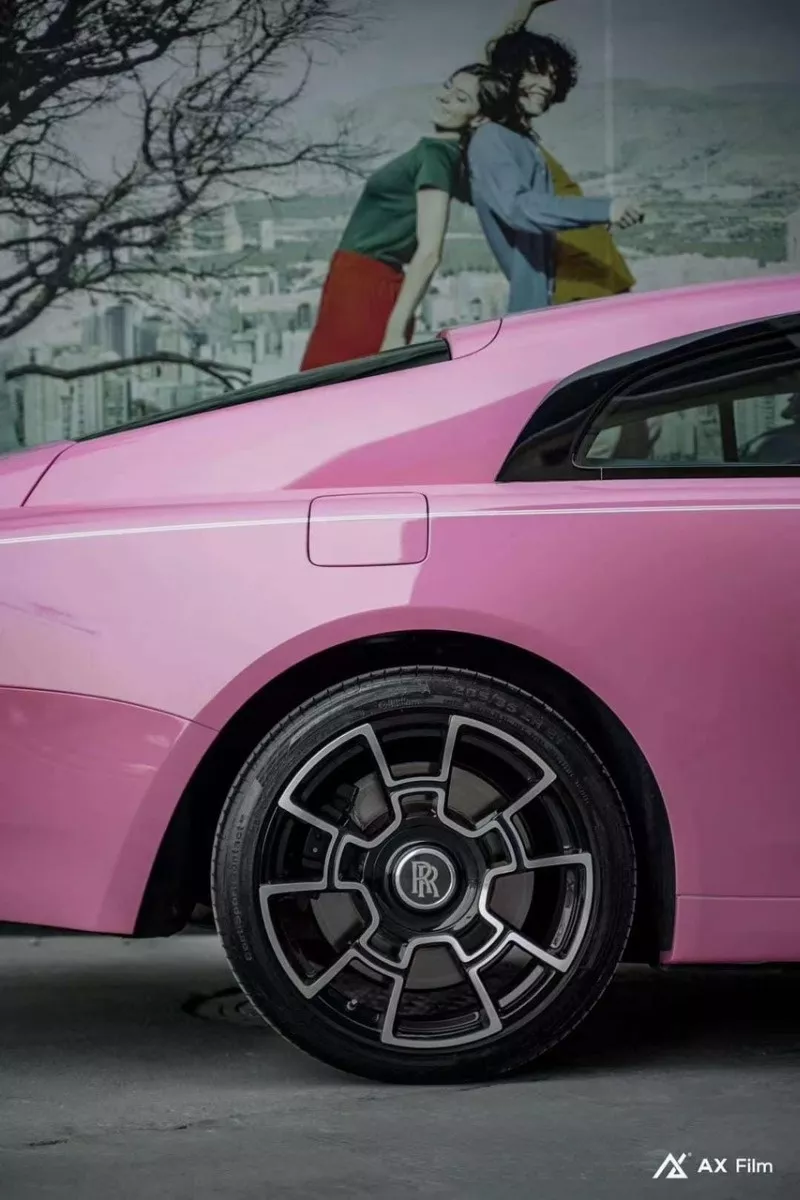AX WRAP FILM GLOSS PINK - MÀU HỒNG BÓNG - Hình 5