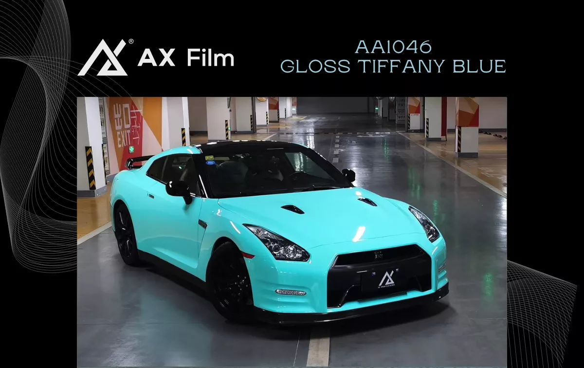 AX WRAP FILM GLOSS TIFFANY BLUE – XANH TIFFANY BÓNG NISSAN GTR - Hình 1