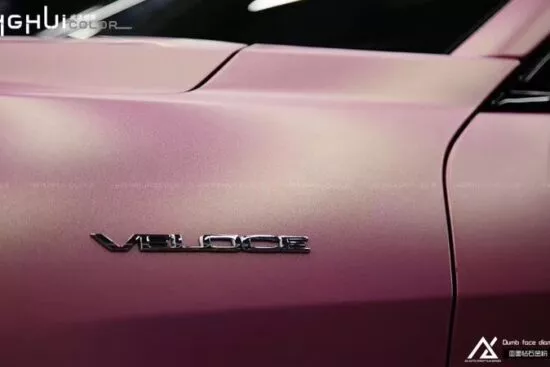AX WRAP FILM MATTE DIAMOND CHARM GOLDEN PINK - MÀU VÀNG HỒNG ÁNH KIM CƯƠNG MỜ QUYẾN RŨ - Hình 3
