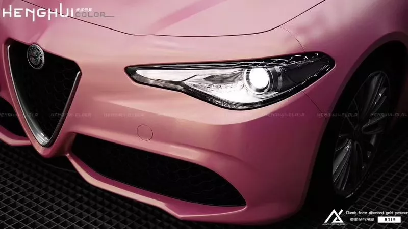 AX WRAP FILM MATTE DIAMOND CHARM GOLDEN PINK - MÀU VÀNG HỒNG ÁNH KIM CƯƠNG MỜ QUYẾN RŨ - Hình 5