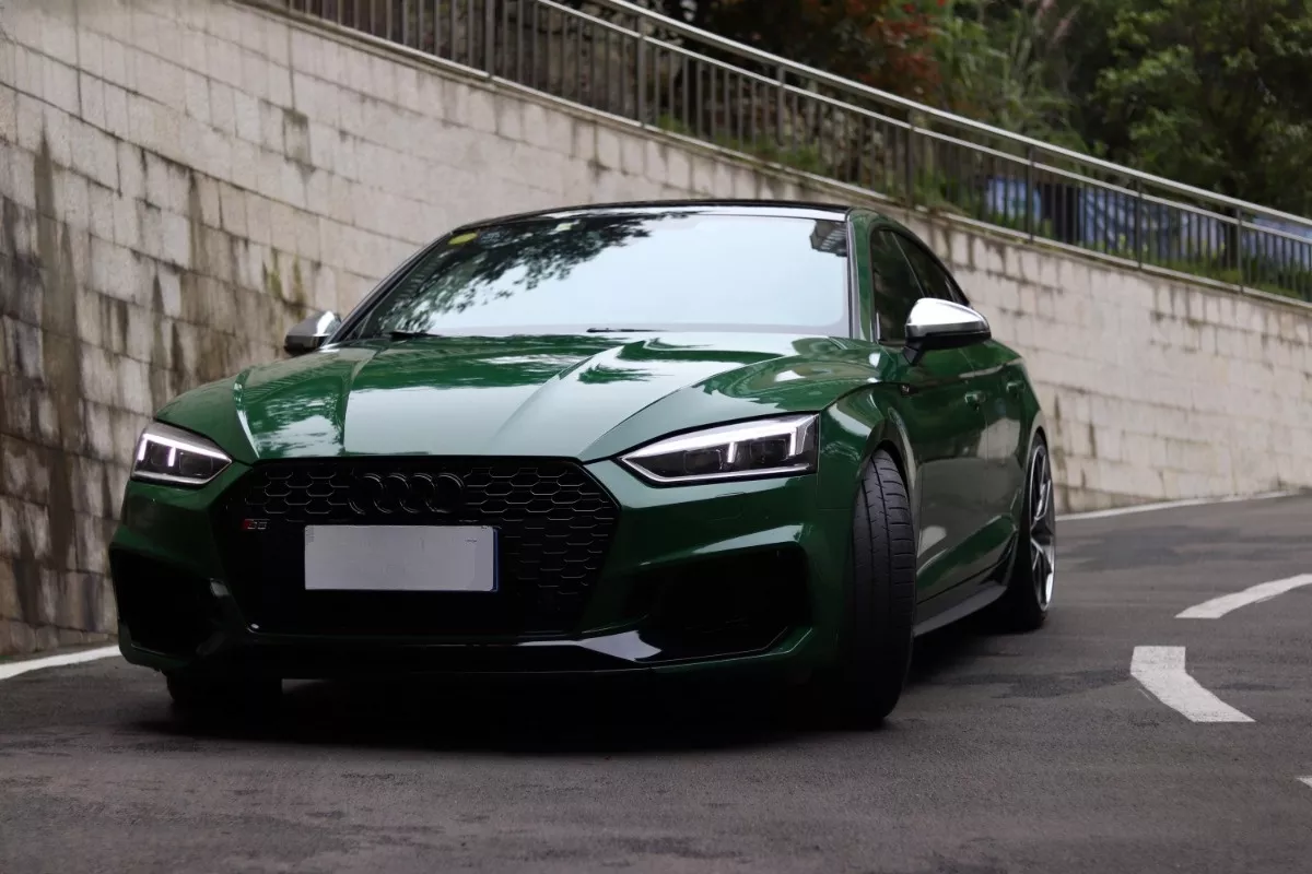 AX PPF/WRAP FILM ULTRA GLOSS IRISH GREEN – XANH AILEN SIÊU BÓNG AUDI S5 - Hình 2