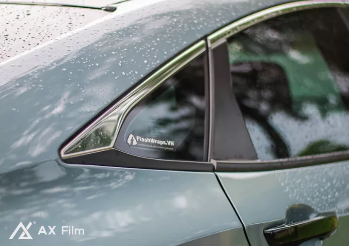 AX WRAP FILM GLOSS LIGHT CEMENT GRAY – XI MĂNG SÁNG BÓNG - HONDA CIVIC - Hình 4