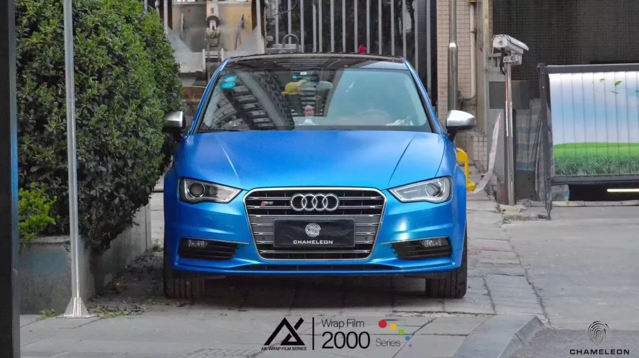 AX WRAP FILM PEARL METALLIC BLUE - MÀU XANH NGỌC TRAI - Hình 1