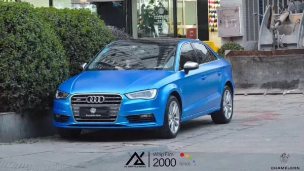 AX WRAP FILM PEARL METALLIC BLUE - MÀU XANH NGỌC TRAI - Hình 2