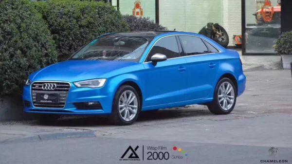 AX WRAP FILM PEARL METALLIC BLUE - MÀU XANH NGỌC TRAI - Hình 3