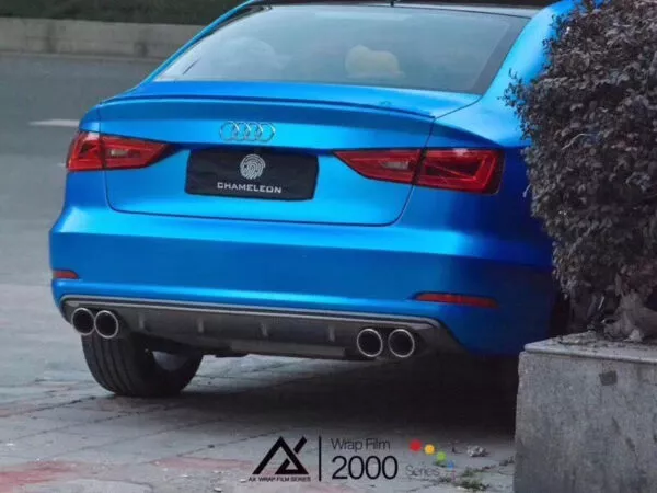AX WRAP FILM PEARL METALLIC BLUE - MÀU XANH NGỌC TRAI - Hình 5