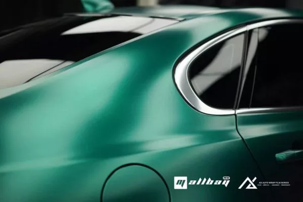 AX WRAP FILM PEARL METALLIC EMERALD - XANH NGỌC LỤC BẢO HIỆU ỨNG NGỌC TRAI KIM LOẠI - Hình 2