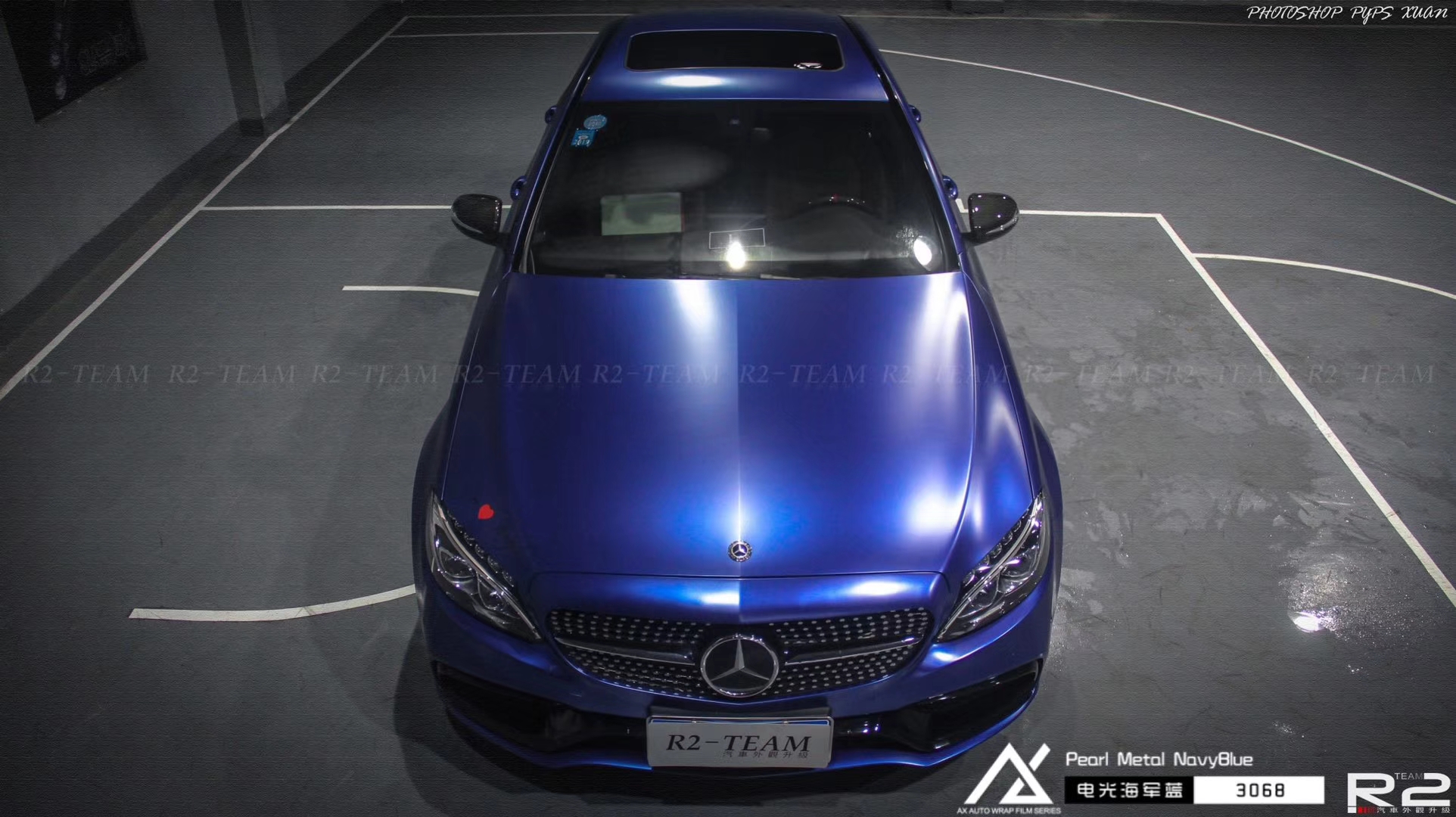 AX WRAP FILM PEARL METALLIC MISTY BLUE - MÀU XANH HẢI QUÂN ÁNH KIM NGỌC TRAI