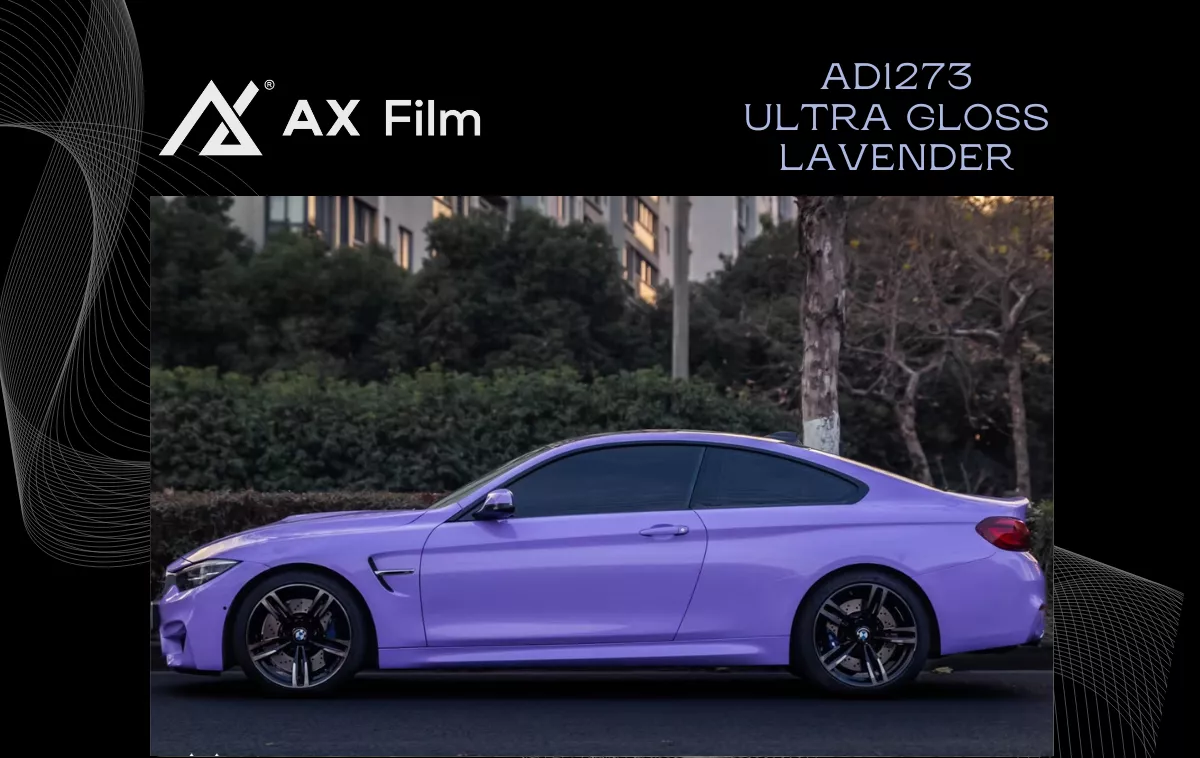 AX WRAP FILM ULTRA GLOSS LAVENDER - LAVENDER SIÊU BÓNG - Hình 1