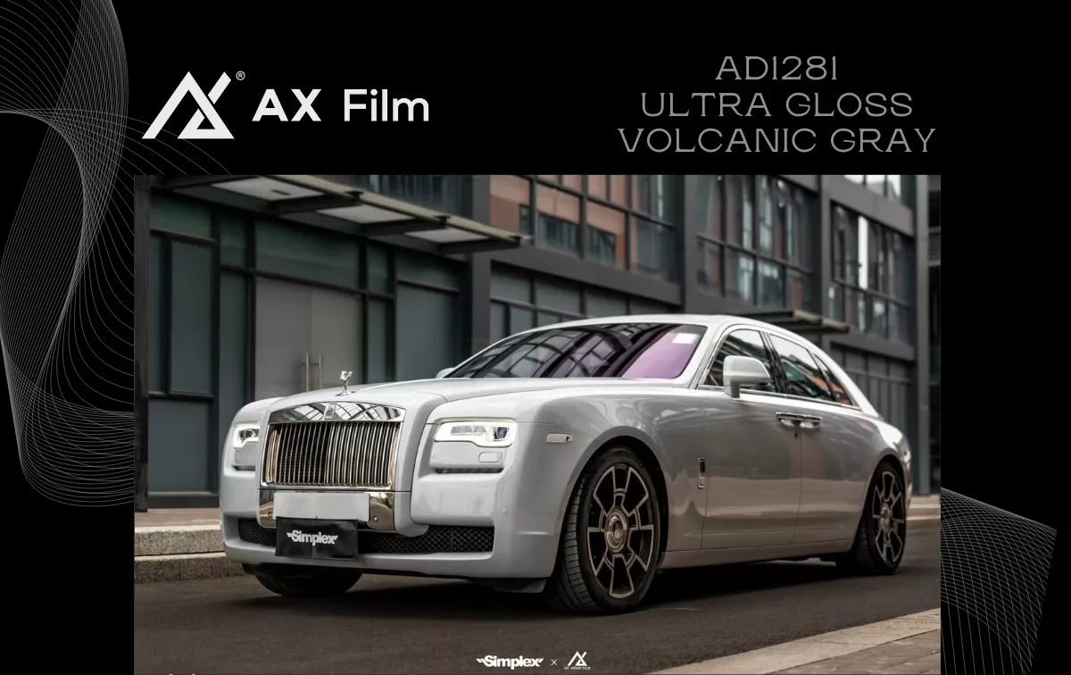 AX WRAP FILM ULTRA GLOSS VOLCANIC GRAY - MÀU TRO NÚI LỬA SIÊU BÓNG - Hình 1