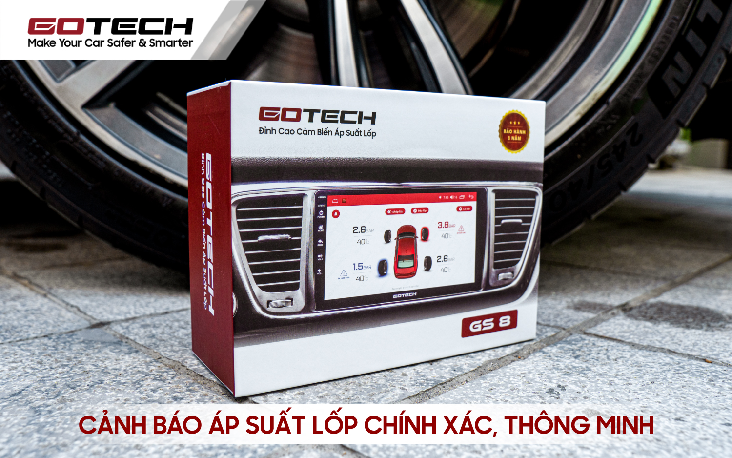 CẢM BIẾN ÁP SUẤT LỐP GOTECH GS8