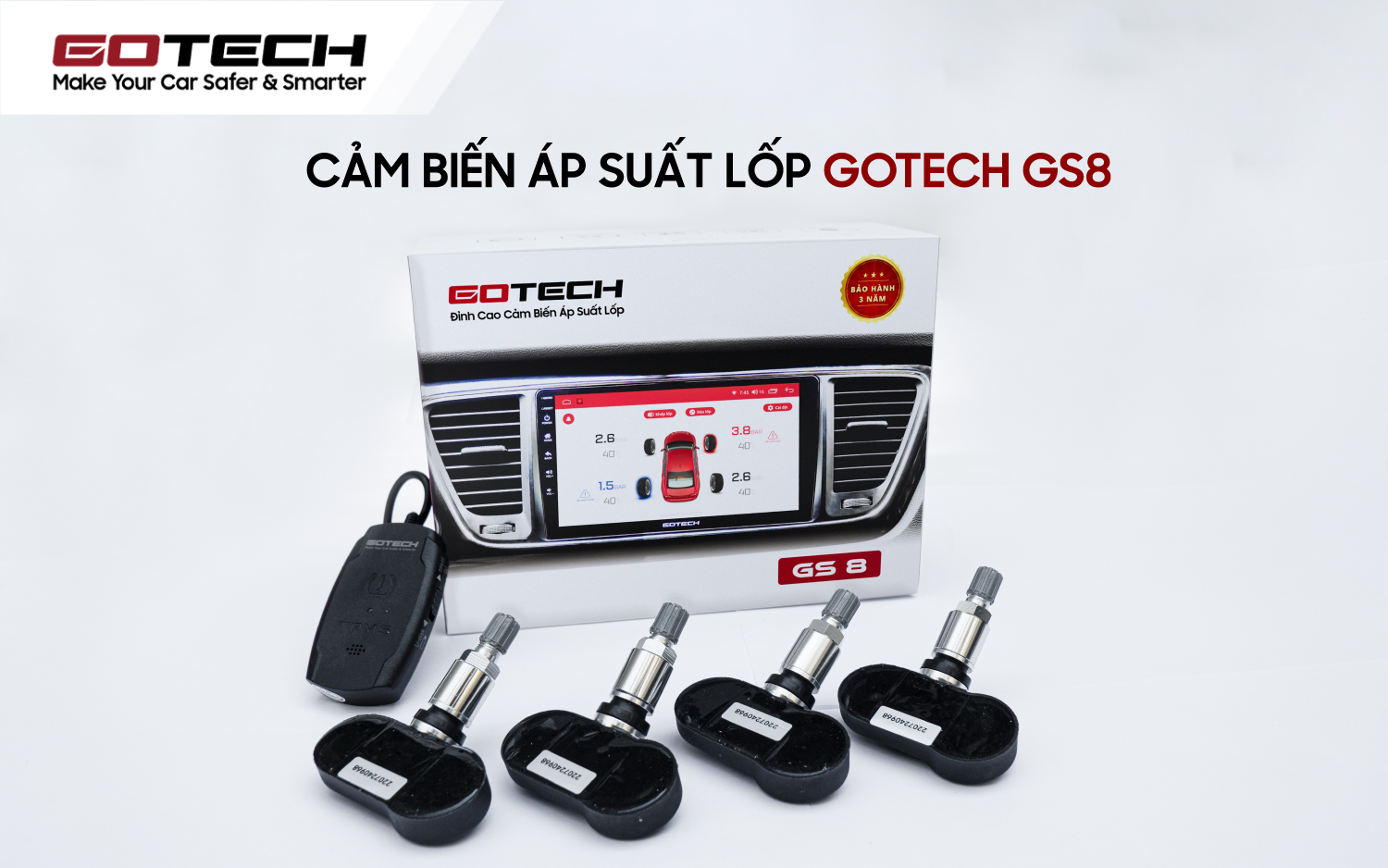 CẢM BIẾN ÁP SUẤT LỐP GOTECH GS8