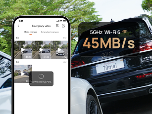 Wi-Fi 6 tải 45 MB/s – 70mai A900 Ultra