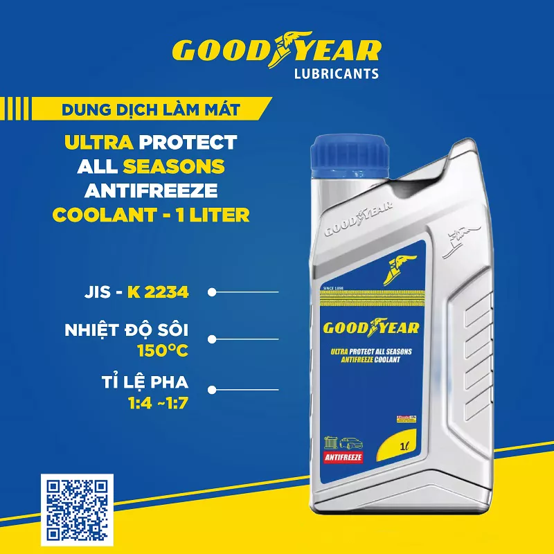 GOODYEAR ULTRA PROTECT ALL SEASONS ANTIFREEZE COOLANT - Hình 3
