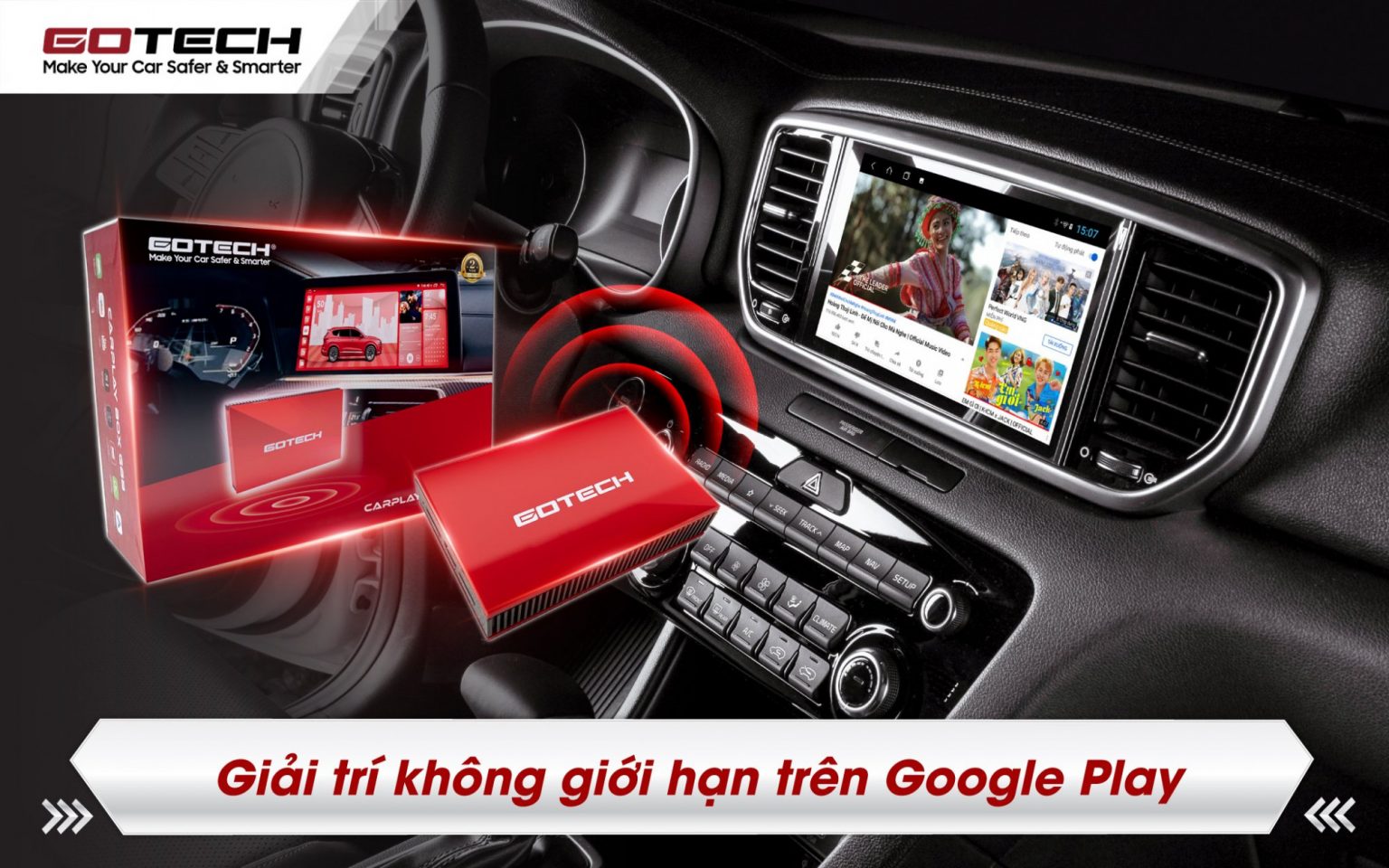 CARPLAY ANDROID BOX GOTECH GB8