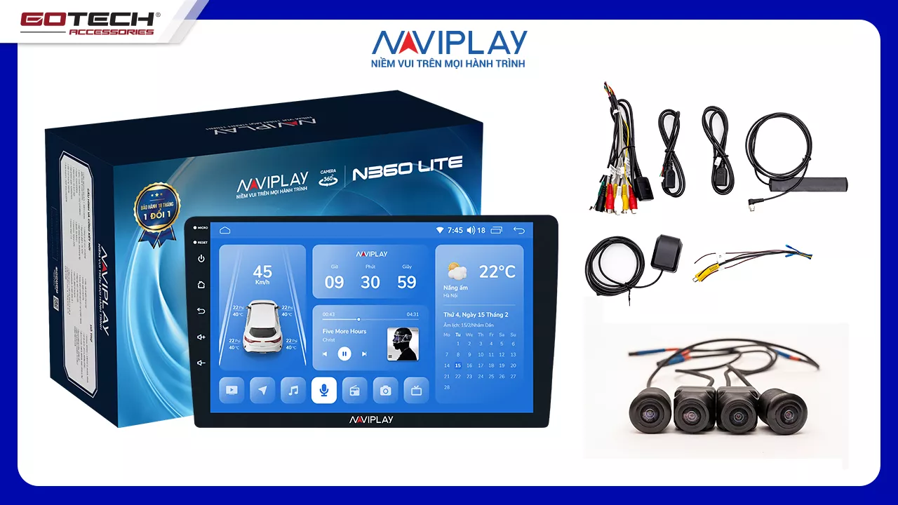 MÀN HÌNH ANDROID Ô TÔ NAVIPLAY N360 - Hình 5