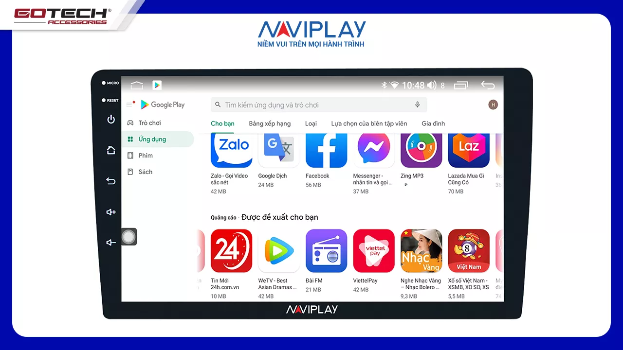 MÀN HÌNH GIẢI TRÍ Ô TÔ NAVIPLAY N900 - Hình 3