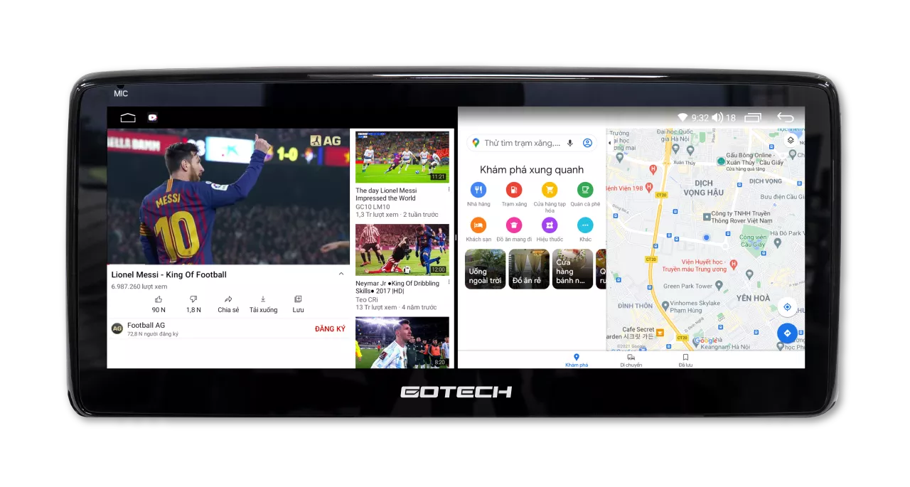 MÀN HÌNH Ô TÔ THÔNG MINH GOTECH GT MAZDA 360 PRO - Hình 5