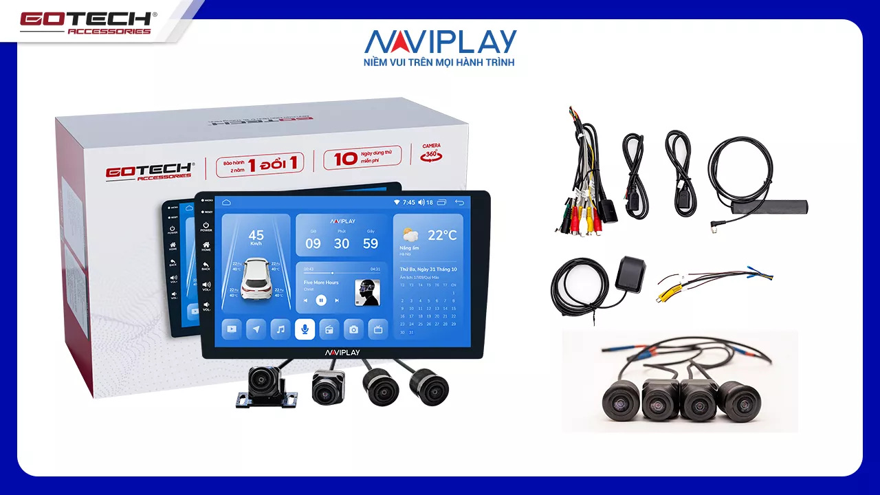 MÀN HÌNH Ô TÔ THÔNG MINH NAVIPLAY NC360 - Hình 2