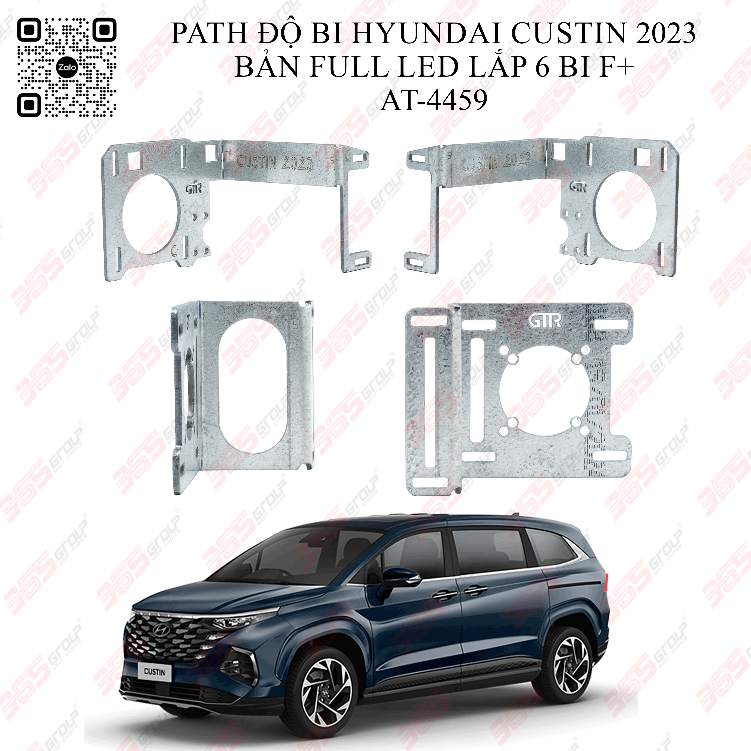 AT 4459 PATH ĐỘ BI HYUNDAI CUSTIN 2023 BẢN FULL LED LẮP 6 BI F+