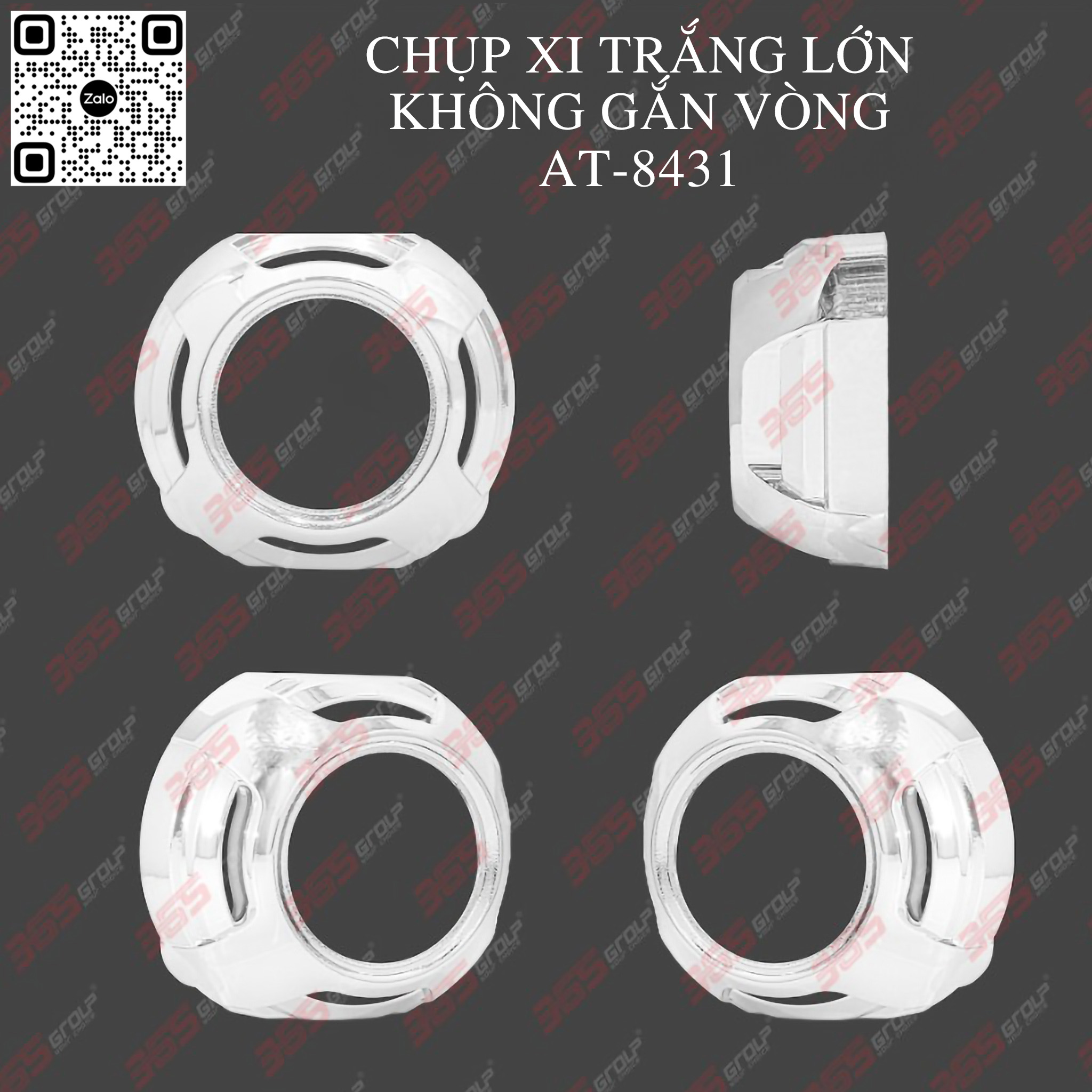 CHỤP XI TRẮNG LỚN KHÔNG VÒNG AT 8431