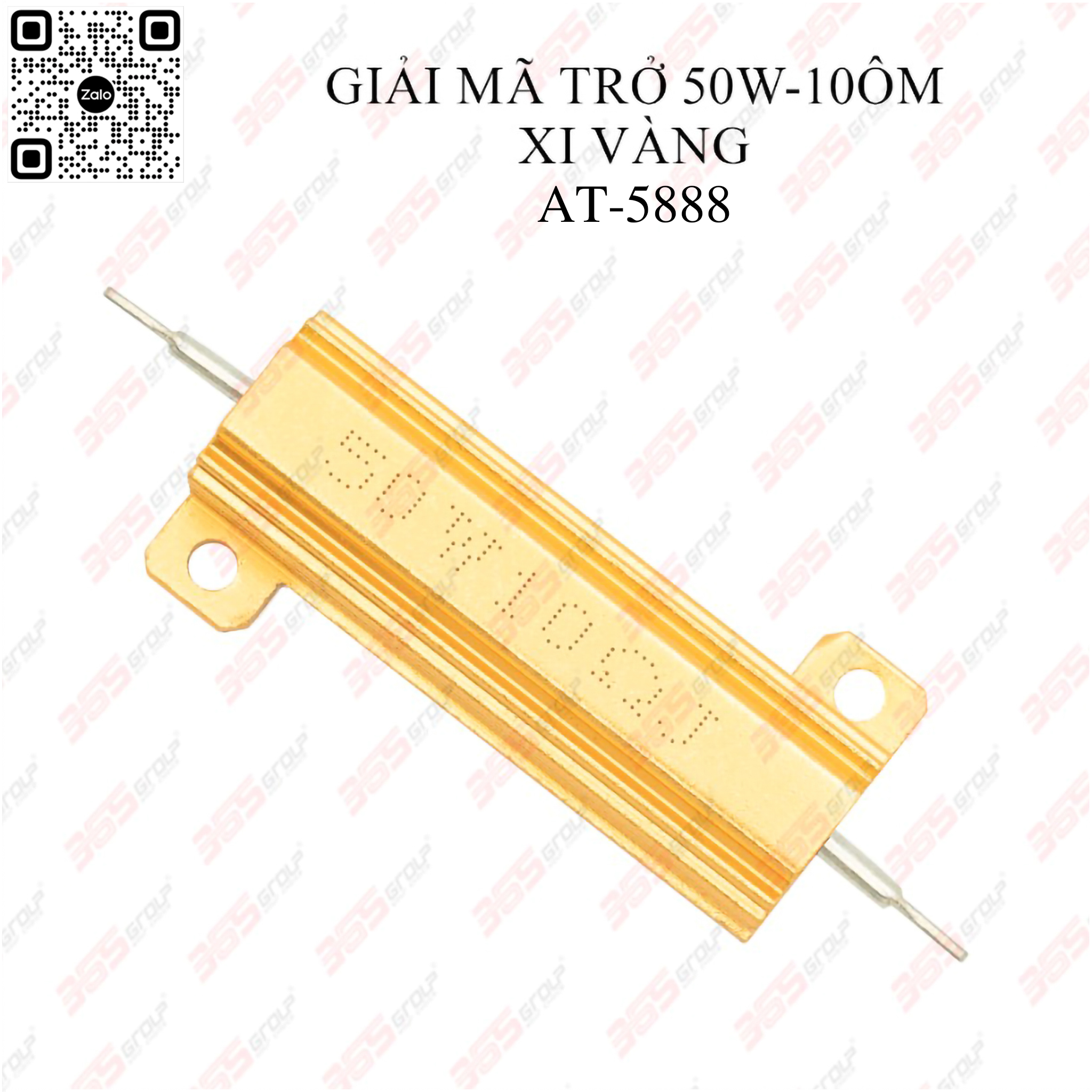 GIẢI MÃ TRỞ 50W 10 ÔM (XI VÀNG) AT 5888