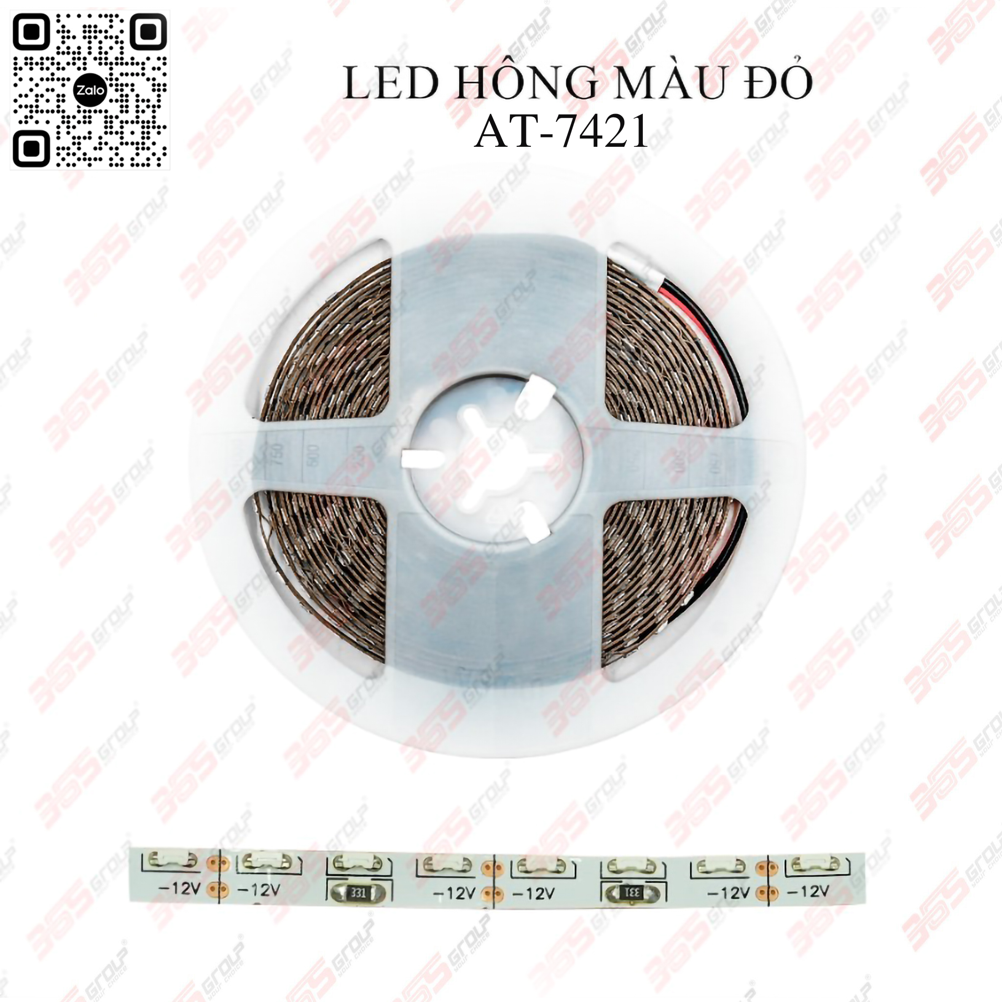 LED HÔNG MÀU ĐỎ AT 7421