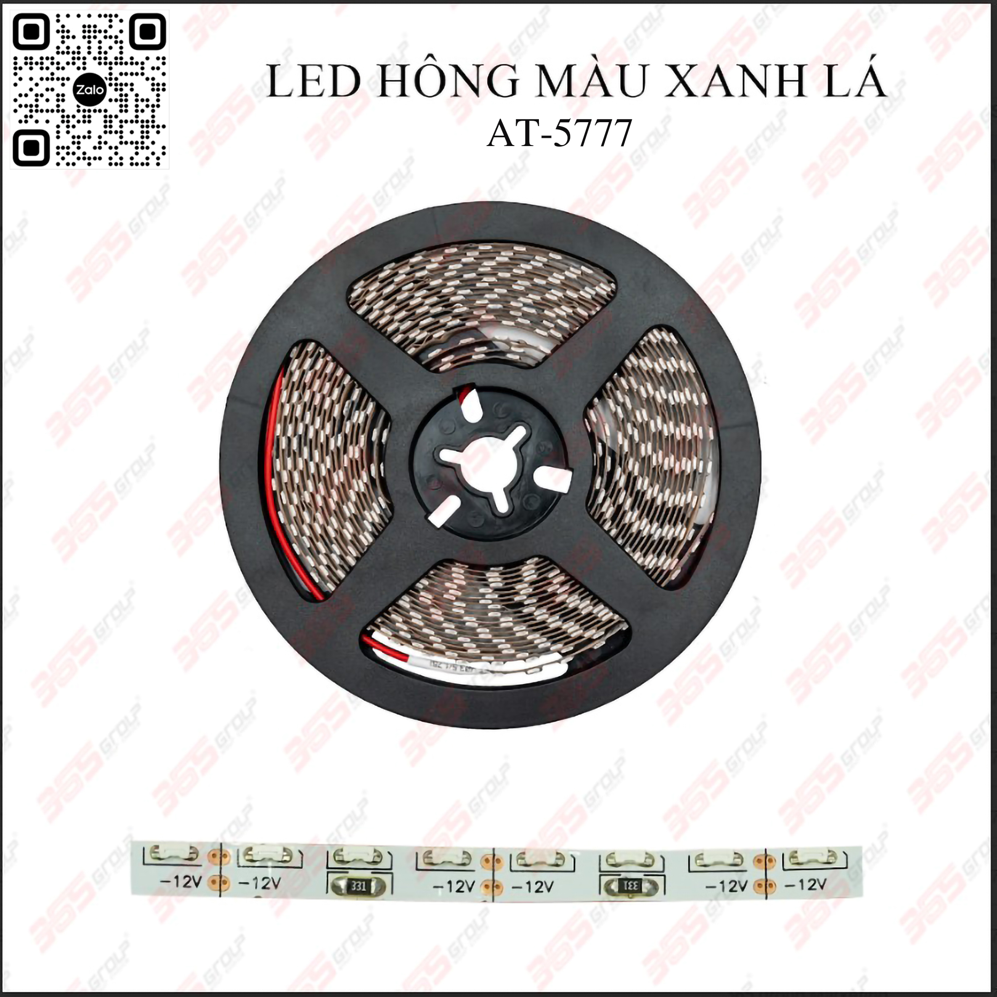 LED HÔNG MÀU XANH LÁ AT 5777