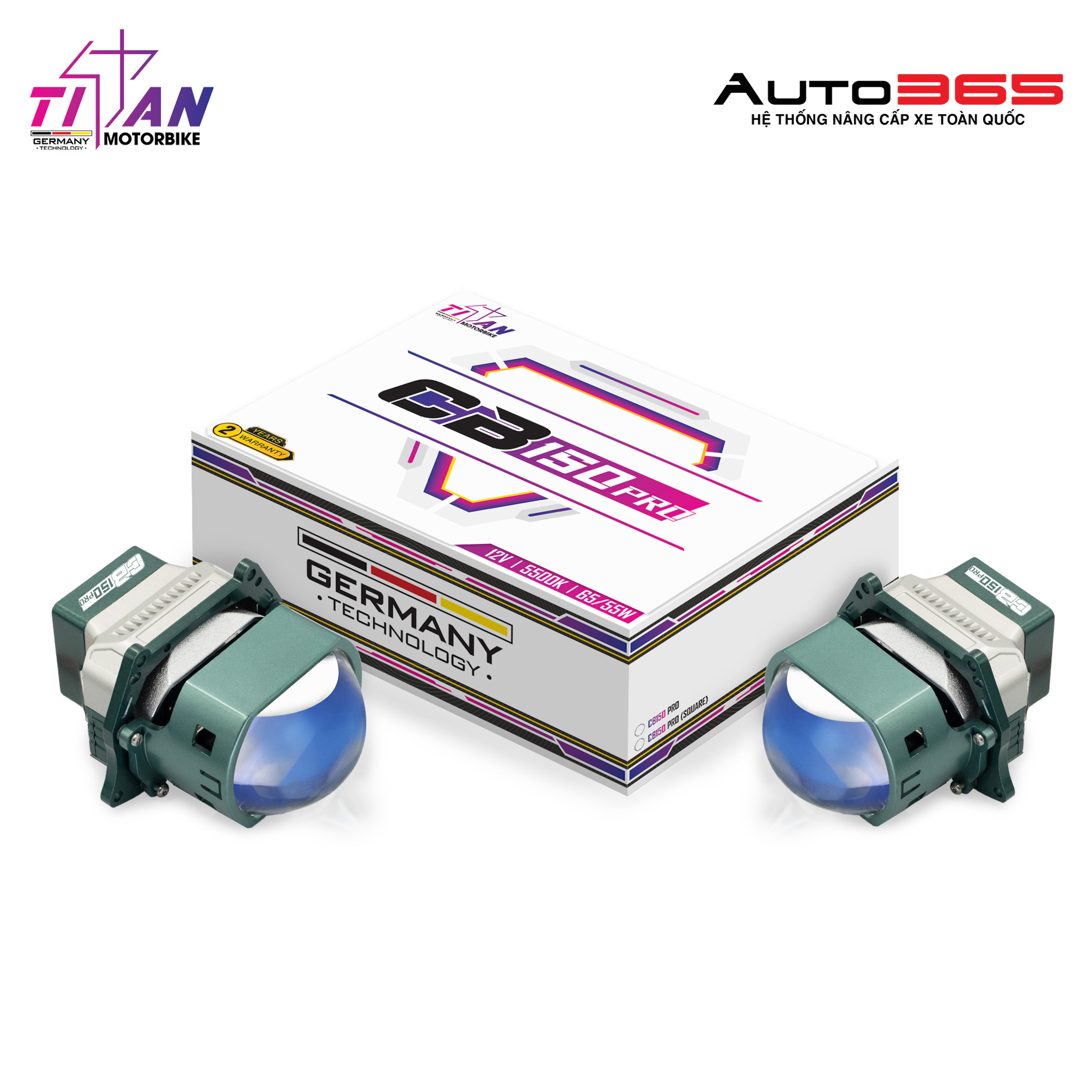 BI LED TITAN MOTO CB150 PRO SQUARE