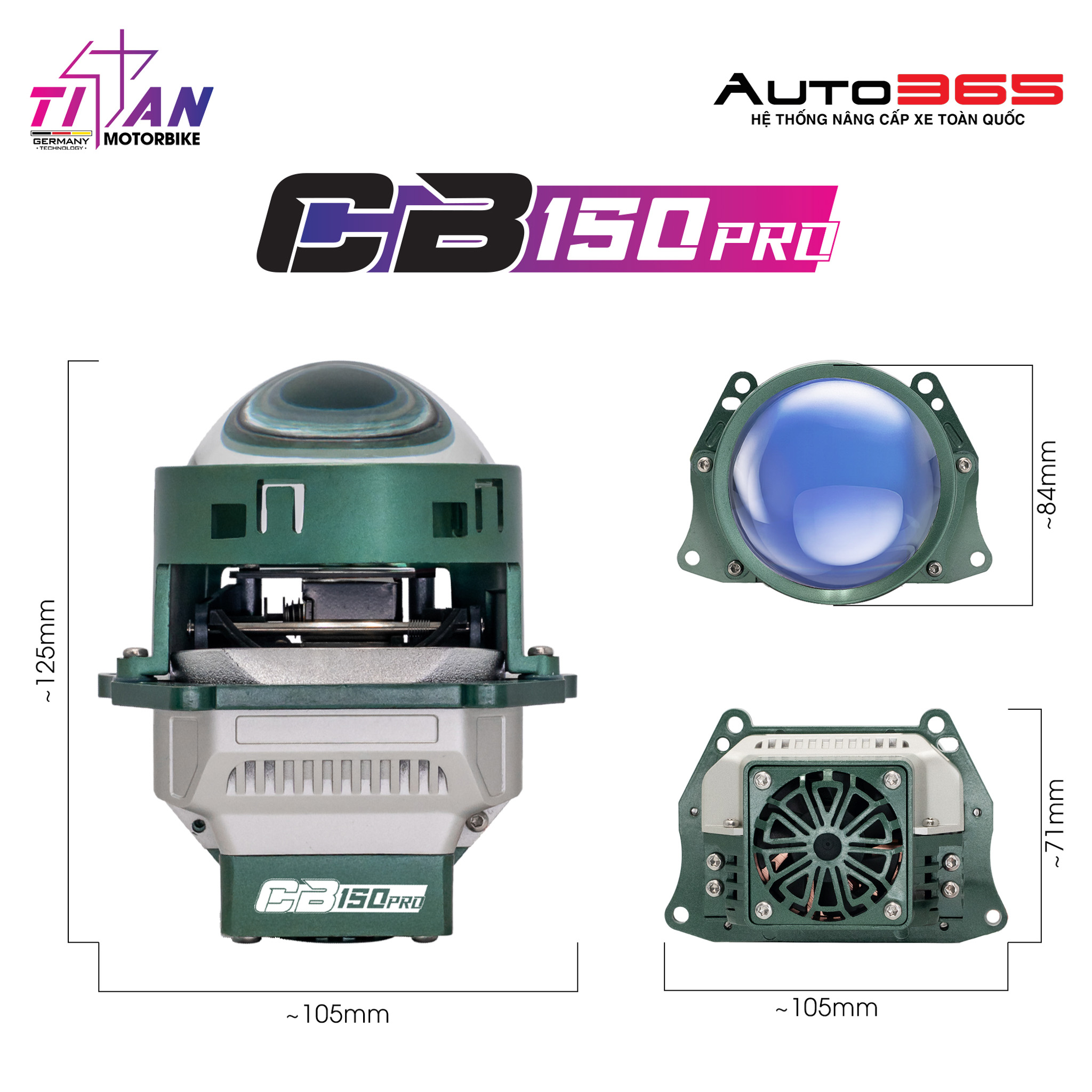 BI LED TITAN MOTO CB150 PRO
