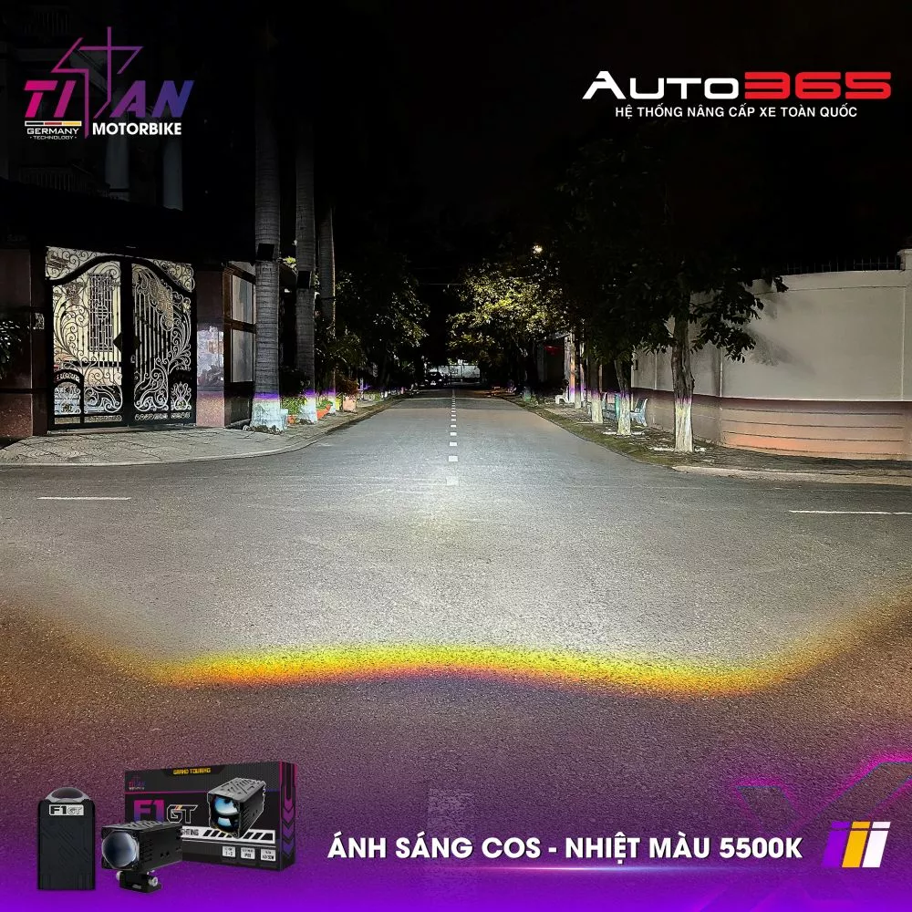 ĐÈN TRỢ SÁNG TITAN MOTO F1 GT - Hình 7