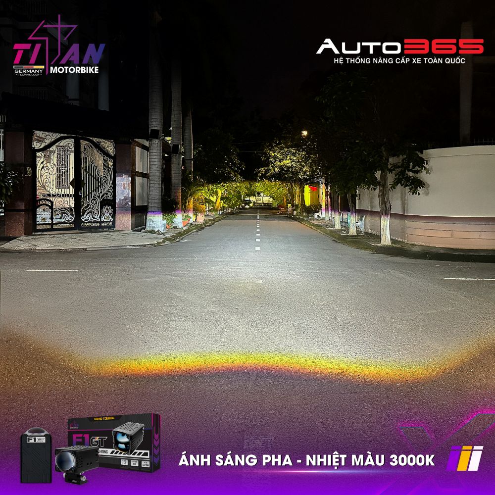 ĐÈN TRỢ SÁNG TITAN MOTO F1 GT