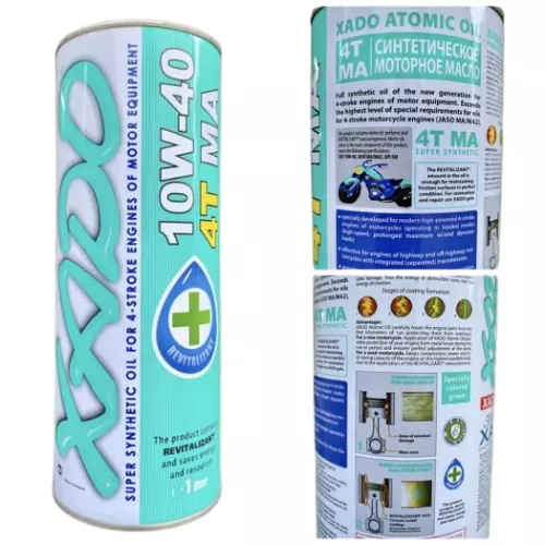 Nhớt Xado Atomic Oil 10w40 4T - Hình 3