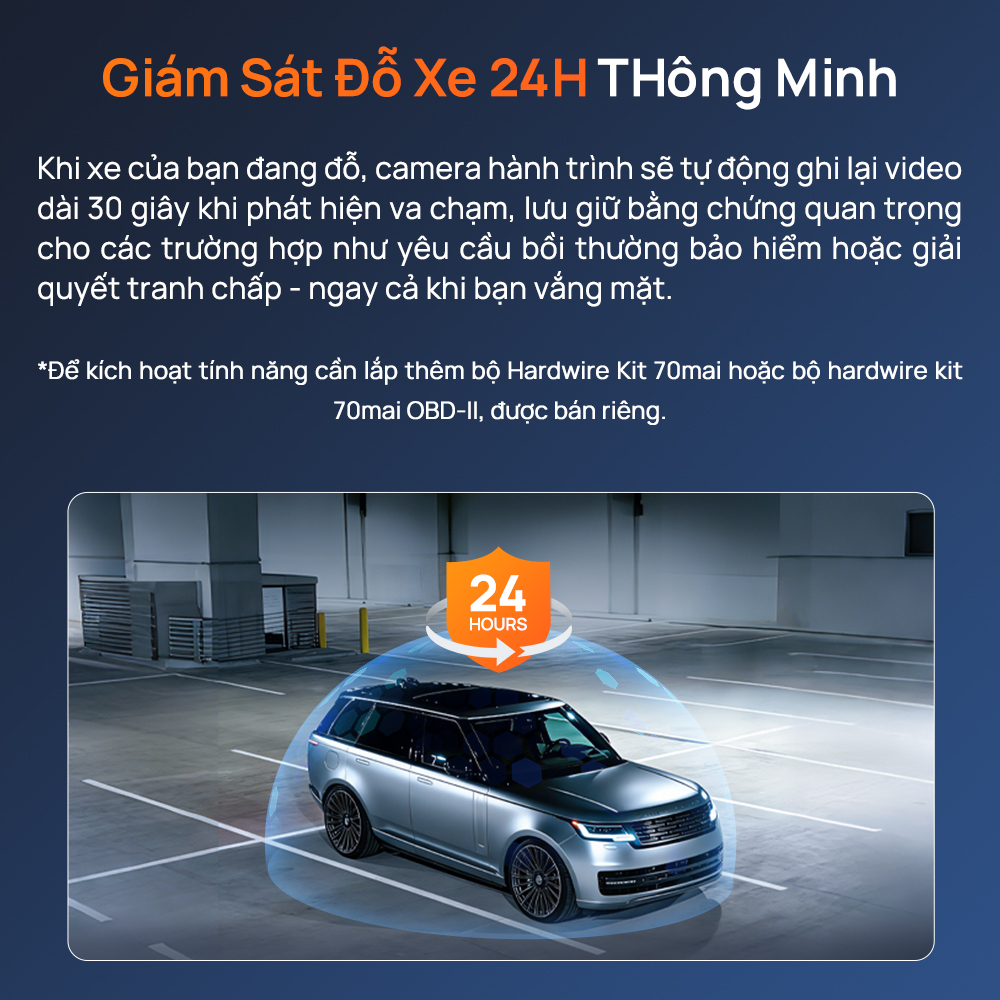 Camera hành trình 70mai M310 Plus 4K ống kính xoay 360 độ – lắp đặt tại Auto365