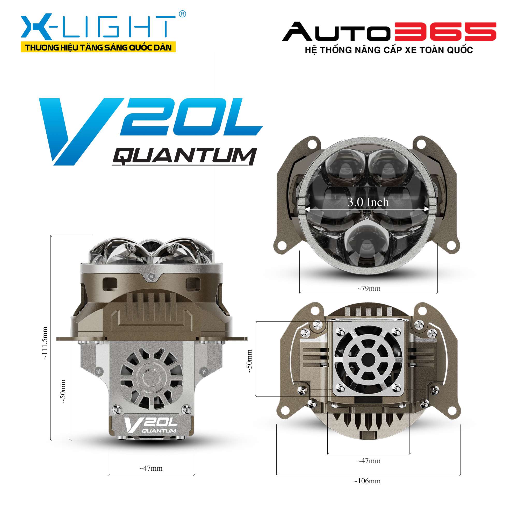 Bi LED X-Light V20L Quantum
