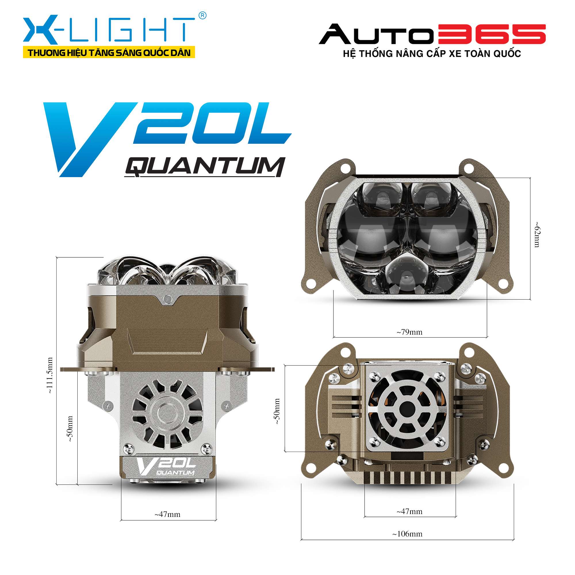 Bi LED X-Light V20L Quantum
