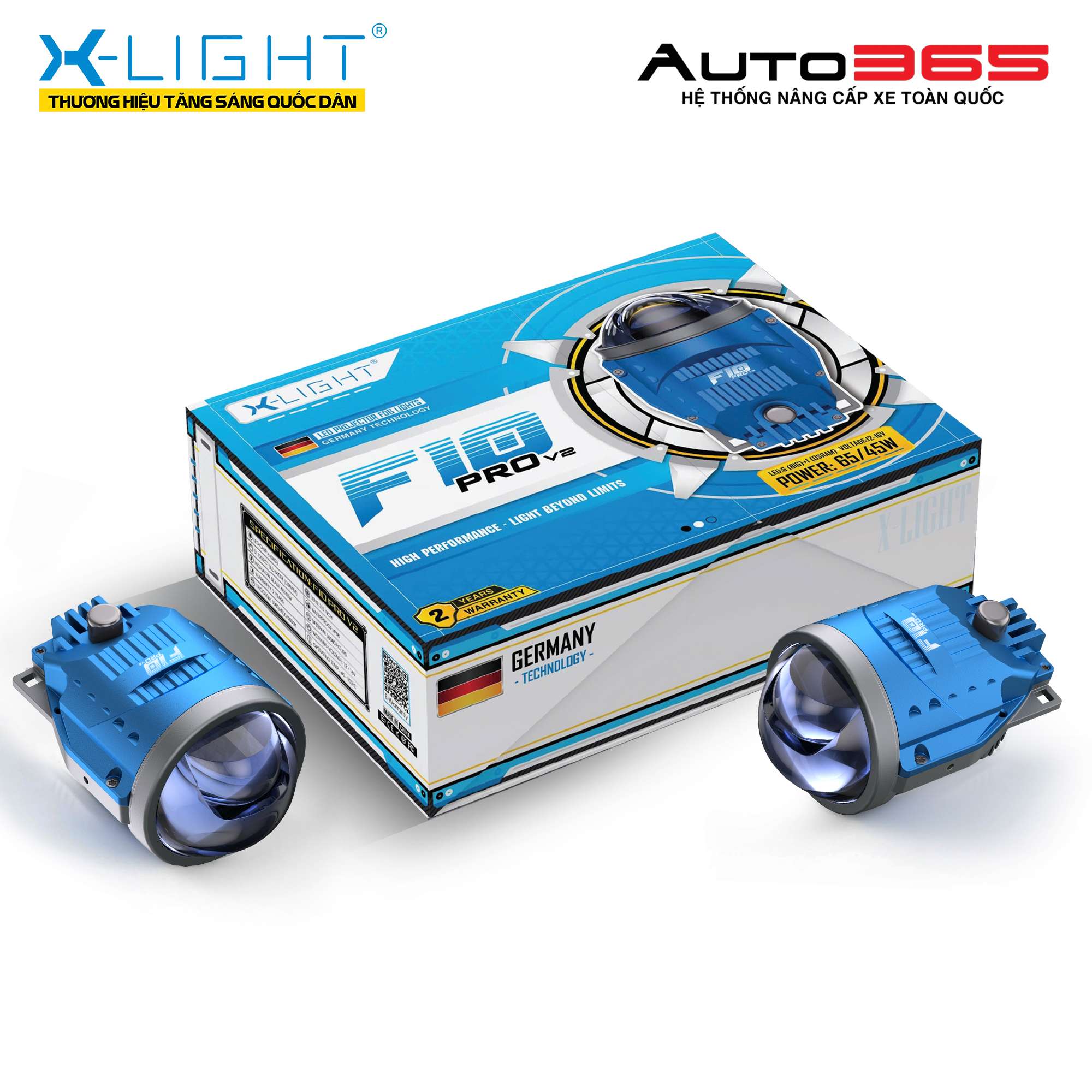 ĐÈN BI GẦM X-LIGHT F10 PRO V2