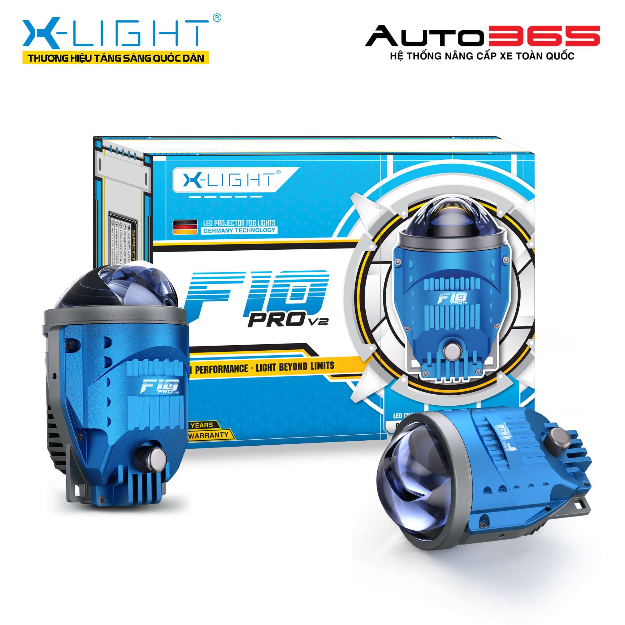 ĐÈN BI GẦM X-LIGHT F10 PRO V2