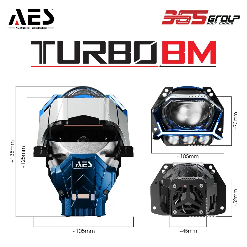 Bi LED AES Turbo BM - Hình 7