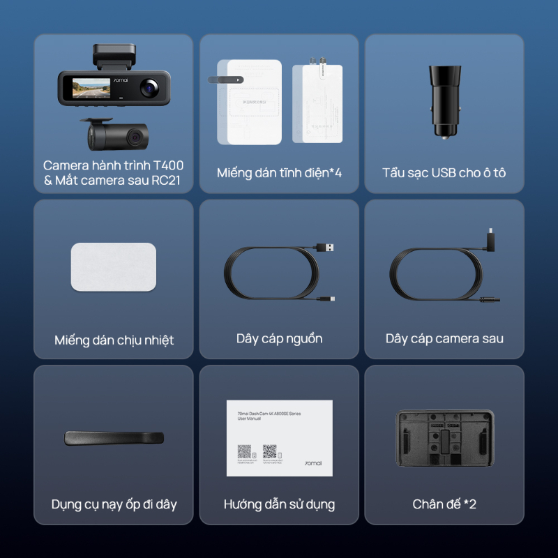 CAMERA HÀNH TRÌNH 70MAI T400