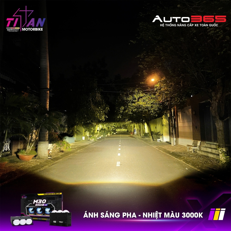 ĐÈN TRỢ SÁNG TITAN MOTO M30 ULTRA V2