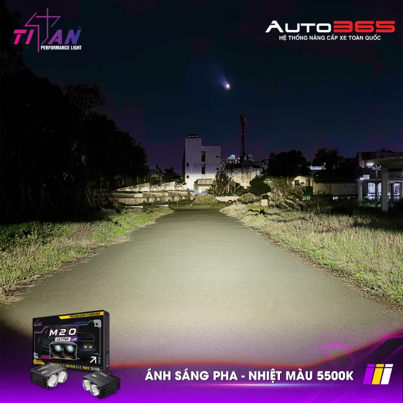 Đèn gầm dạng rời Titan Moto M20 Ultra V2 - Hình 9
