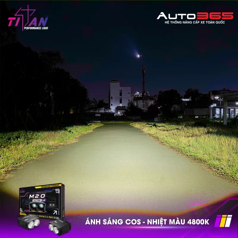 Đèn gầm dạng rời Titan Moto M20 Ultra V2 - Hình 6
