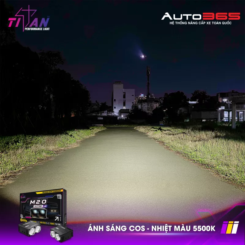 Đèn gầm dạng rời Titan Moto M20 Ultra V2 - Hình 7