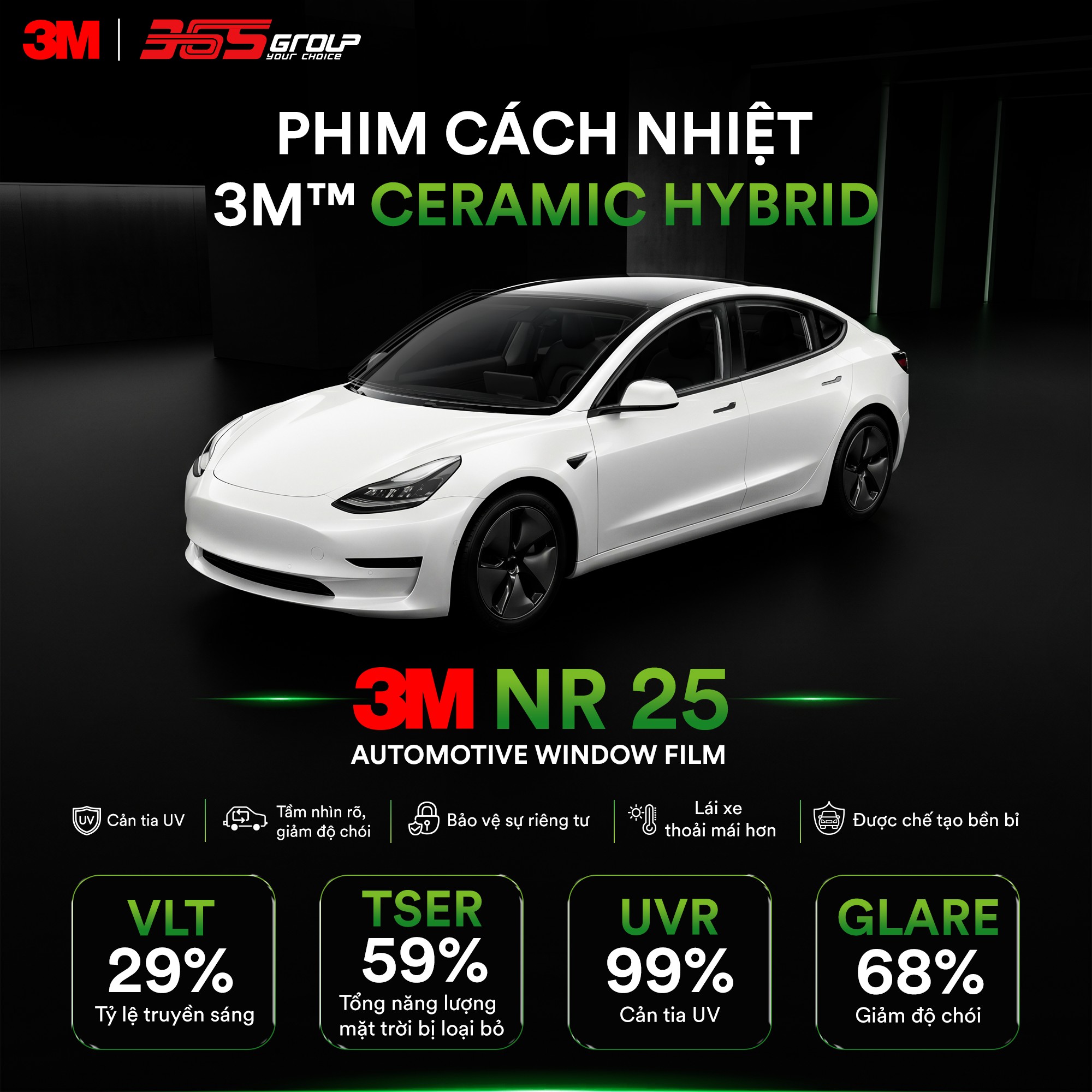 Phim cách nhiệt 3M NR 25