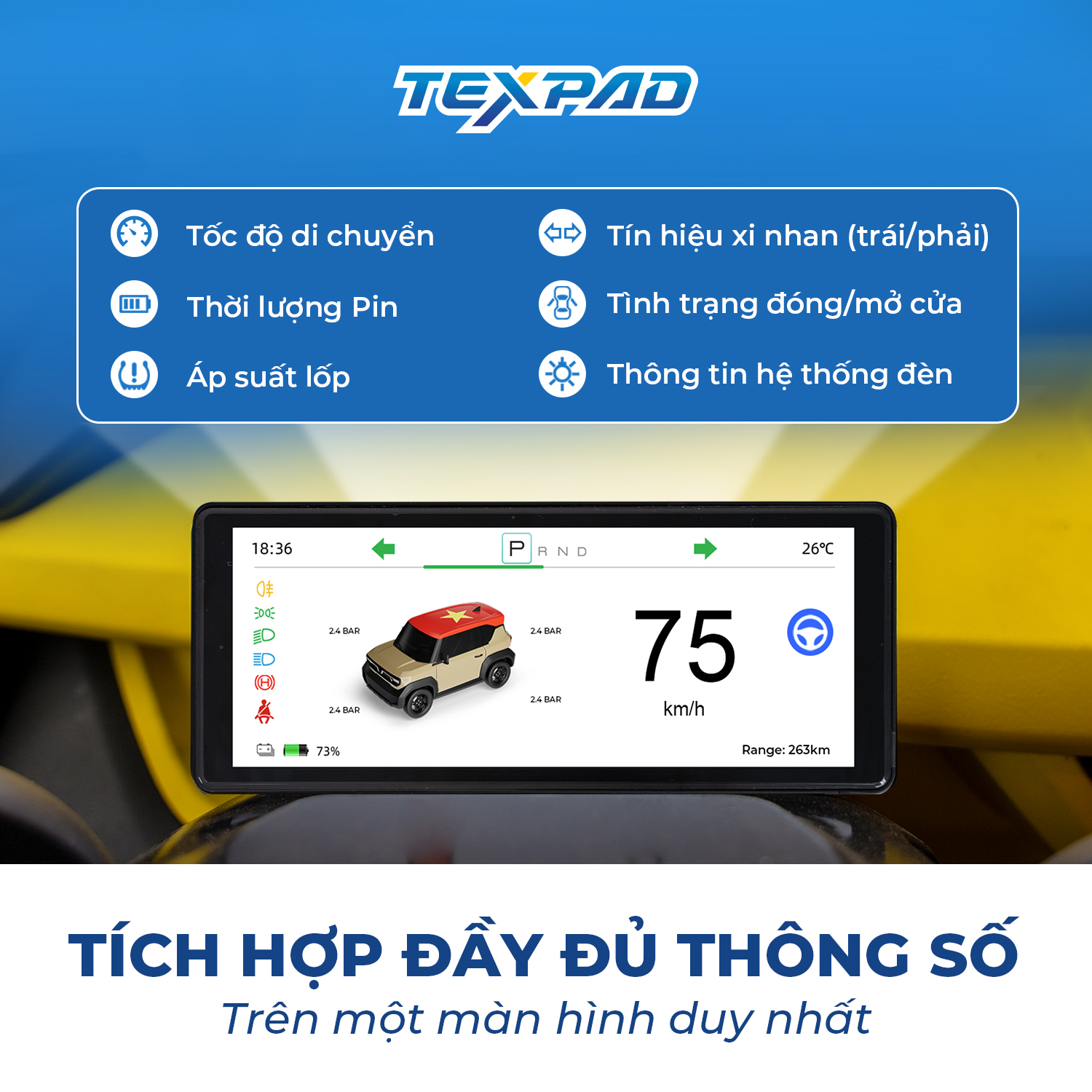 Màn hình Texpad TX24 ODO VF3 Plus