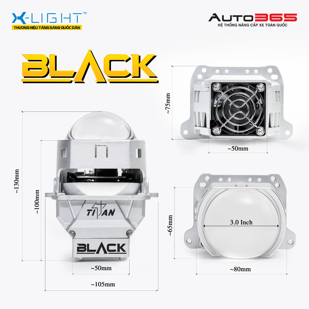 Bi LED Titan Black 2026 - Hình 10